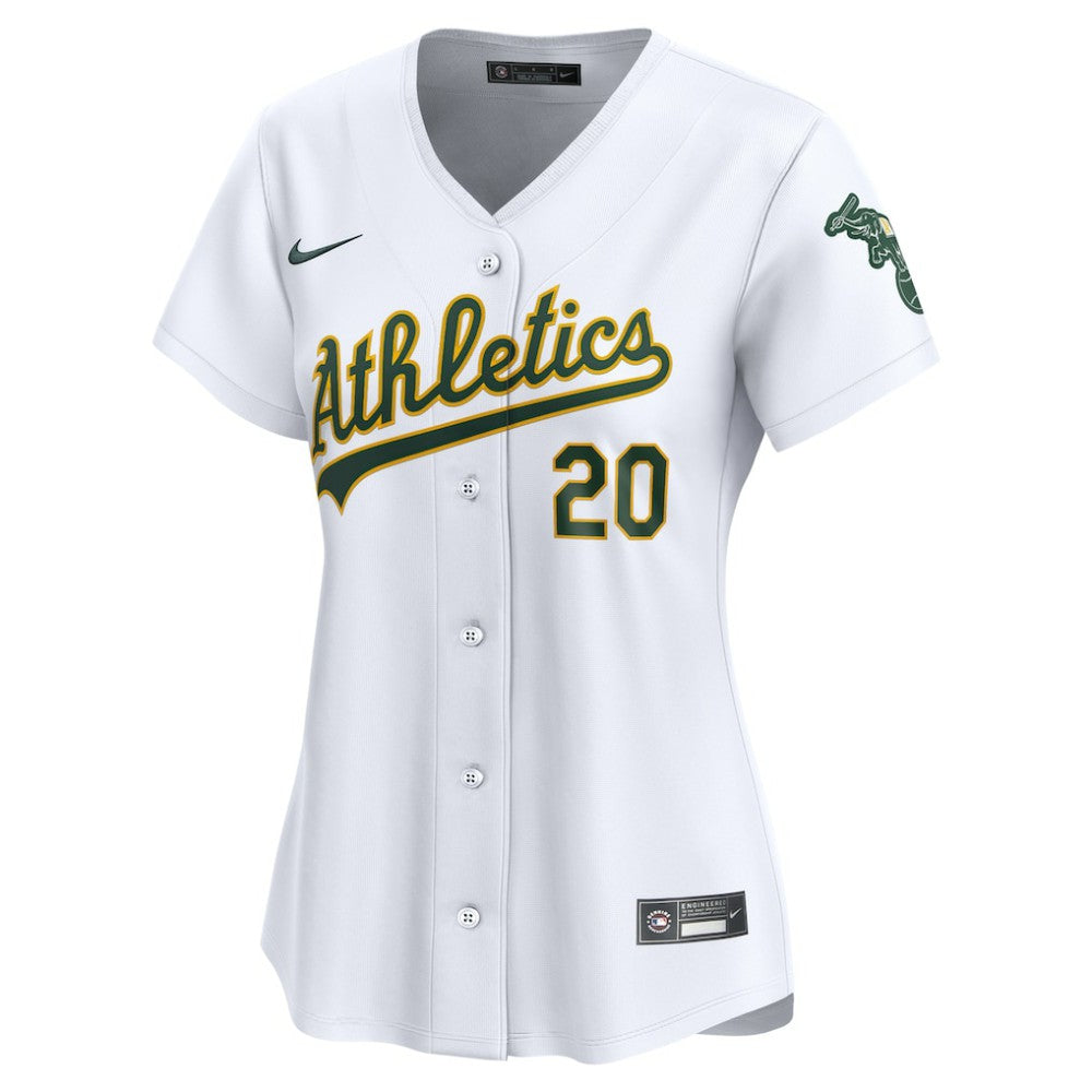 Zack Gelof Athletics Nike Women's Home Limited Player Jersey – White Jerseys