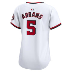 CJ Abrams Washington Nationals Nike Women's Home Limited Player Jersey – White Jerseys