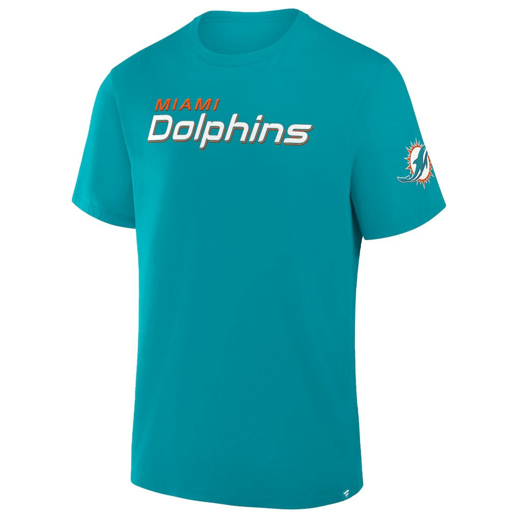 Miami Dolphins Option Route Legacy T-Shirt Aqua
