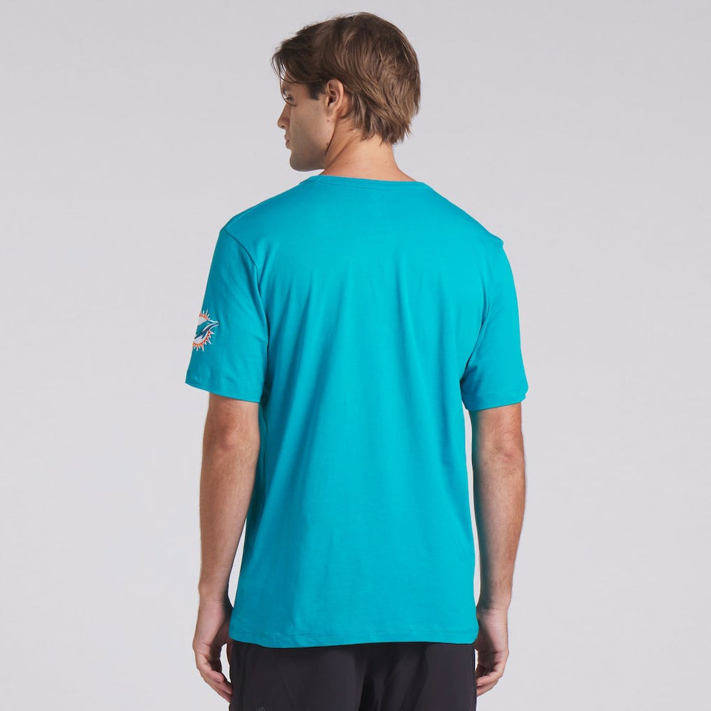 Miami Dolphins Option Route Legacy T-Shirt Aqua