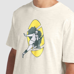 Green Bay Packers Slub T-Shirt Cream