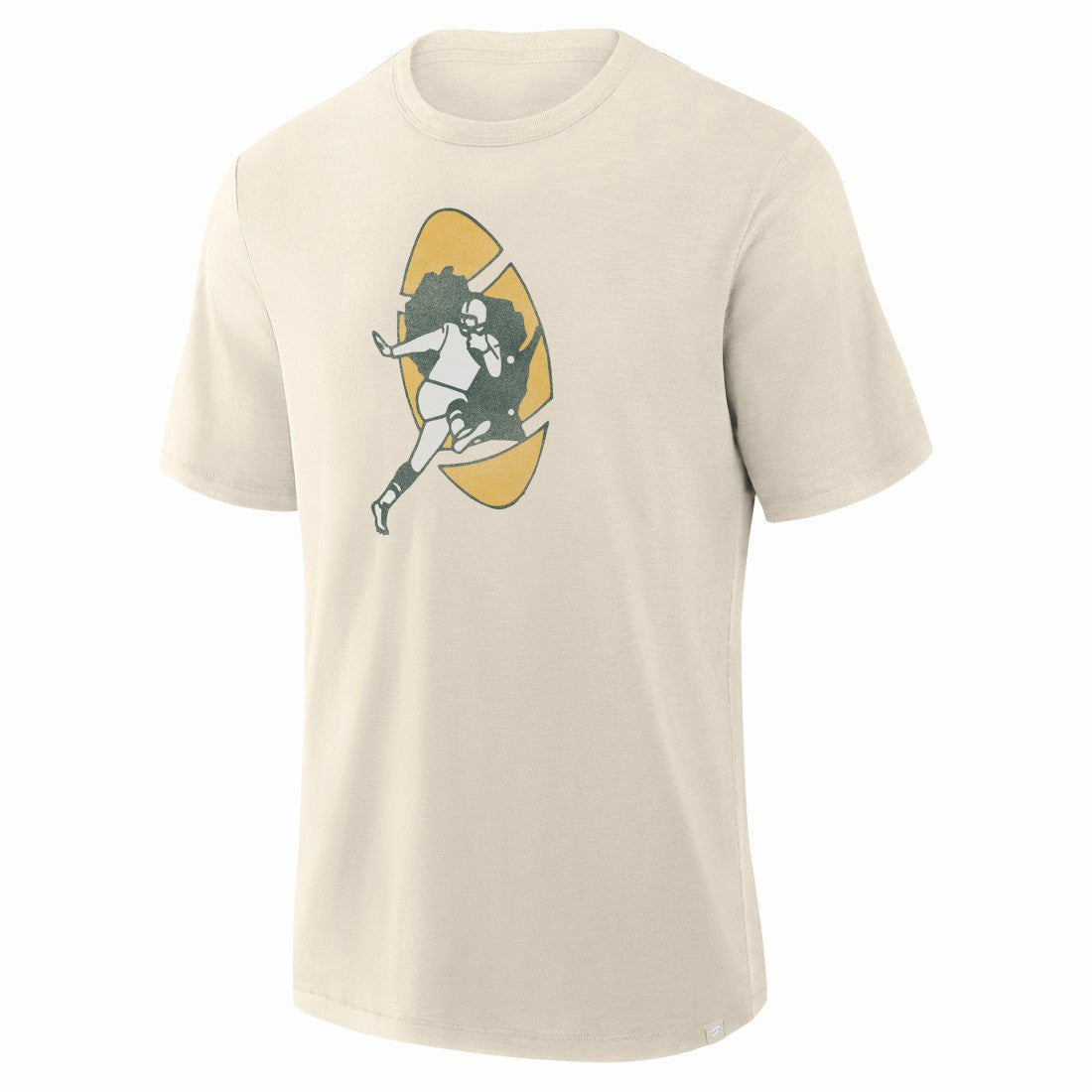 Green Bay Packers Slub T-Shirt Cream