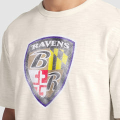 Baltimore Ravens Slub T-Shirt Cream