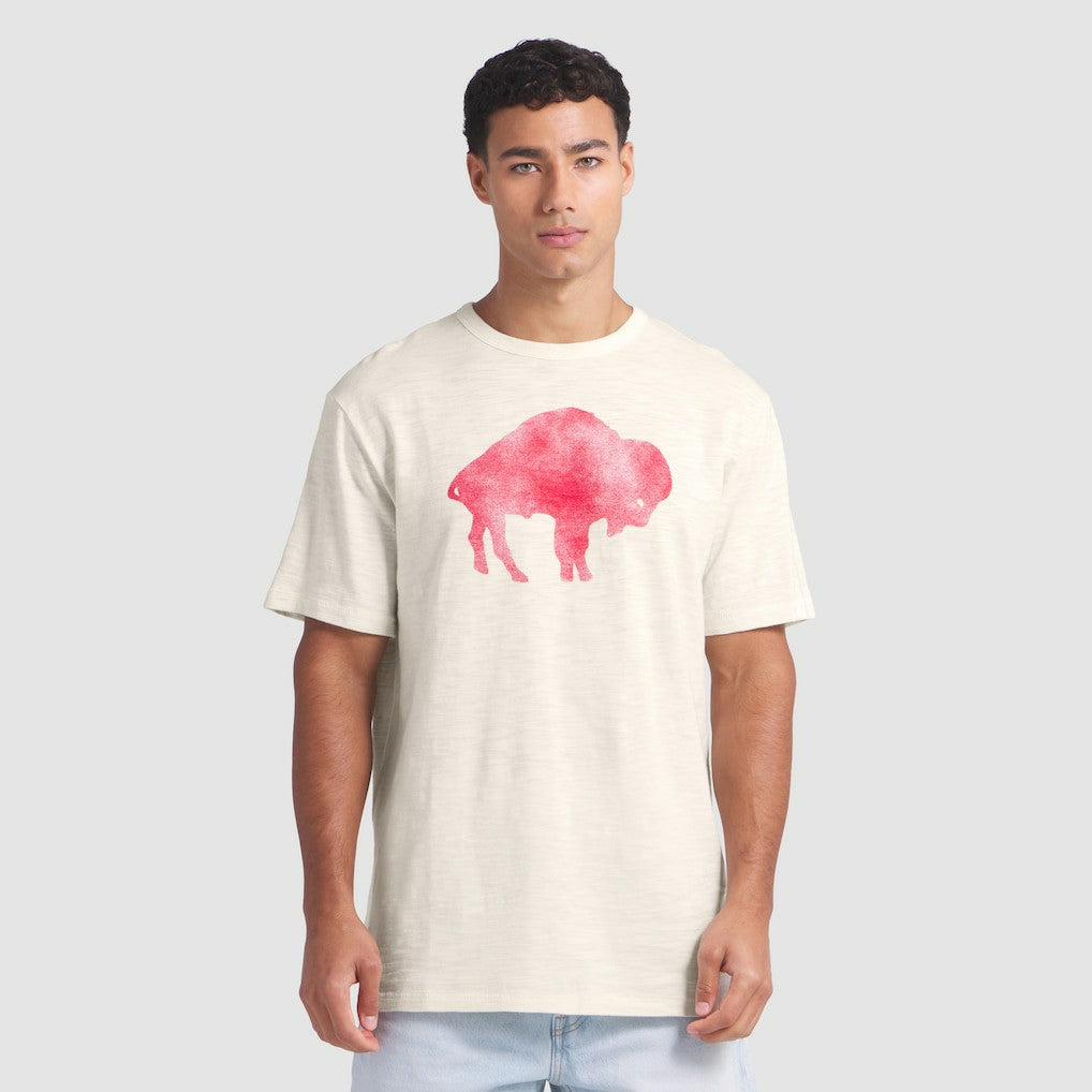 Buffalo Bills Slub T-Shirt Cream