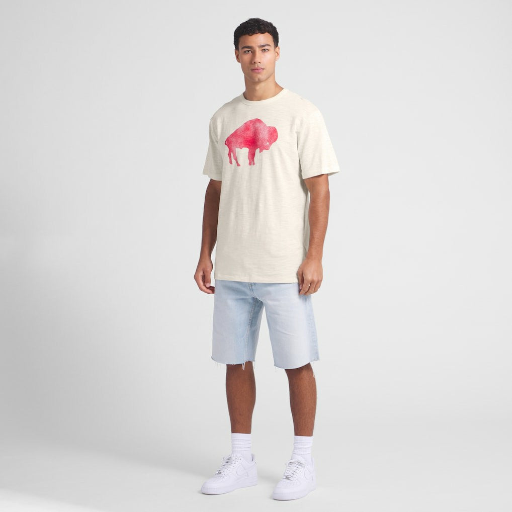 Buffalo Bills Slub T-Shirt Cream
