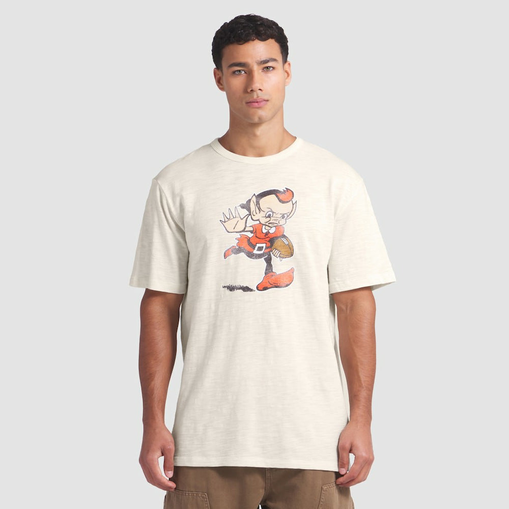 Cleveland Browns Slub T-Shirt Cream