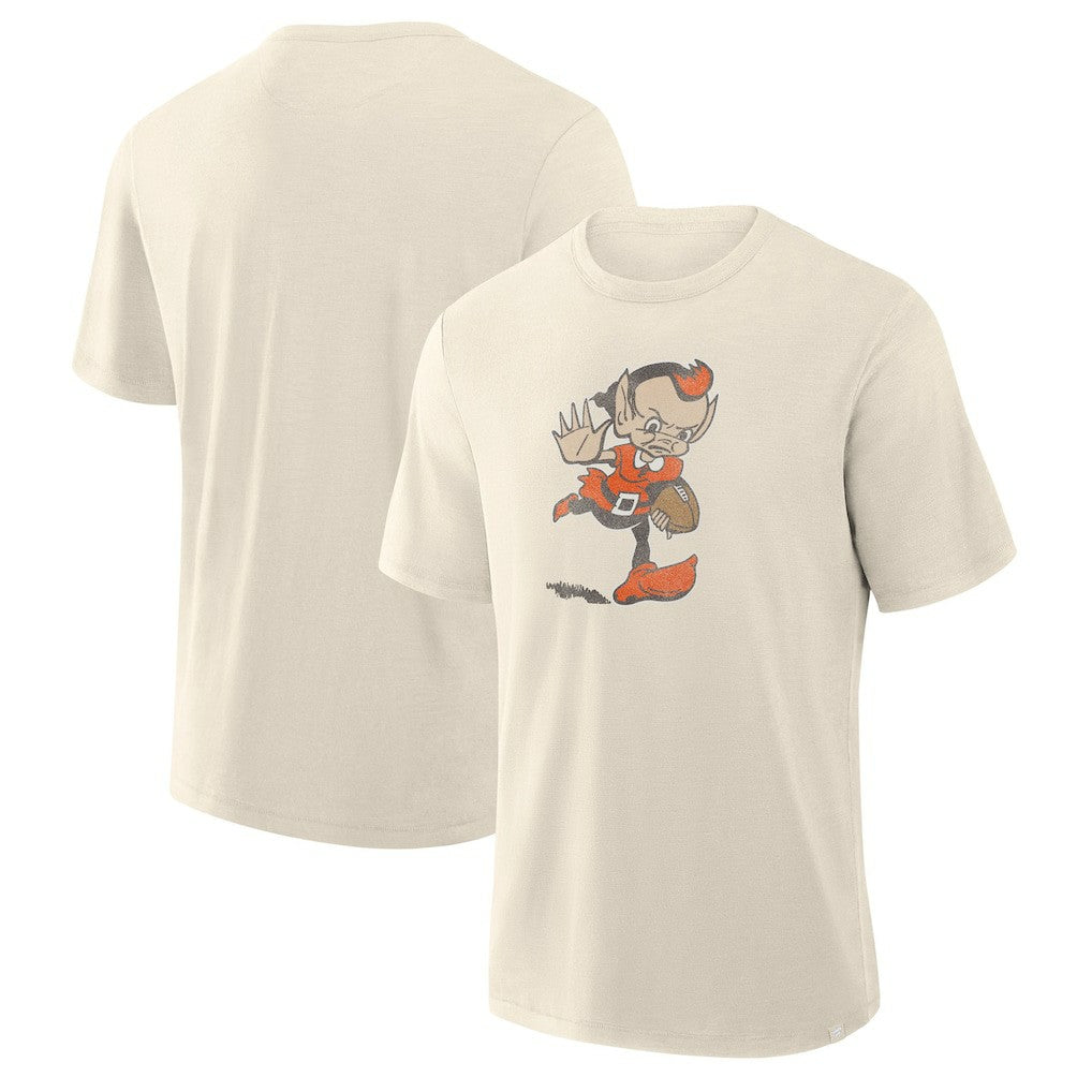 Cleveland Browns Slub T-Shirt Cream