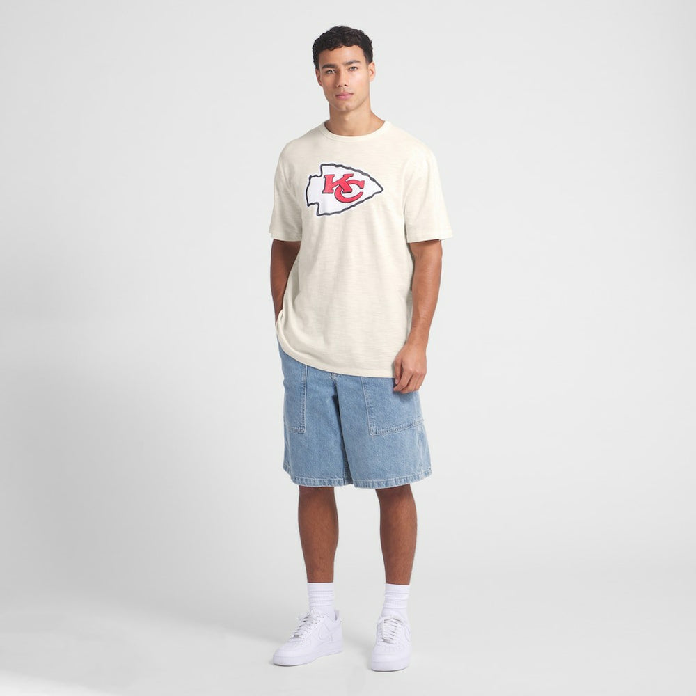 Kansas City Chiefs Slub T-Shirt Cream