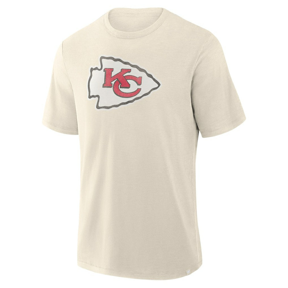 Kansas City Chiefs Slub T-Shirt Cream
