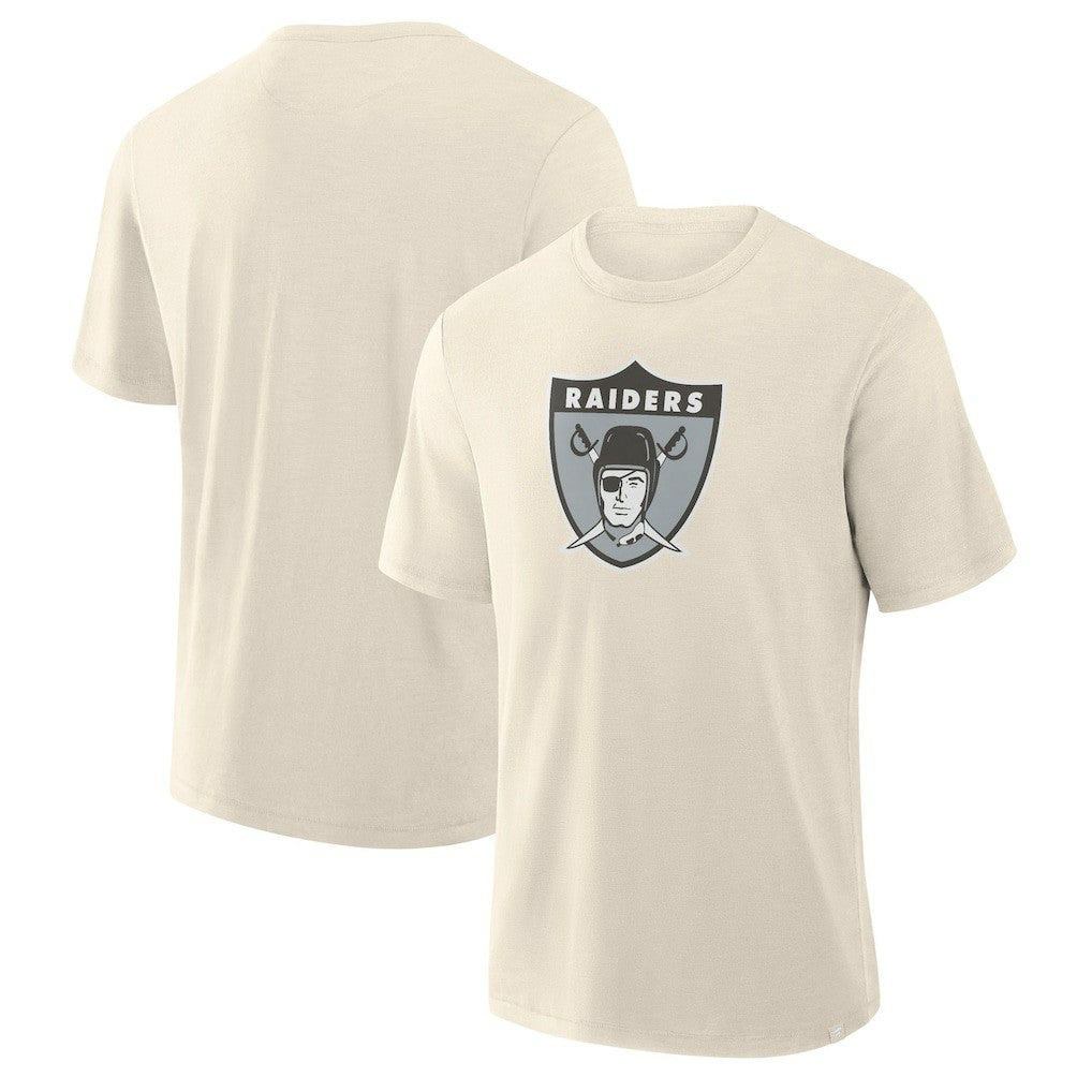 Las Vegas Raiders Slub T-Shirt Cream