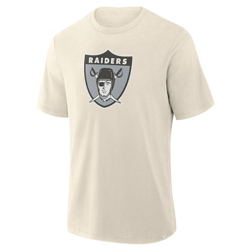 Las Vegas Raiders Slub T-Shirt Cream