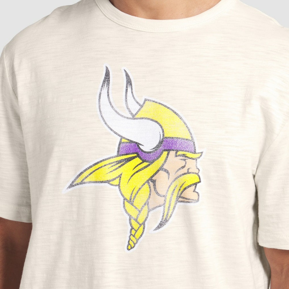 Minnesota Vikings Slub T-Shirt Cream