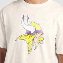 Minnesota Vikings Slub T-Shirt Cream