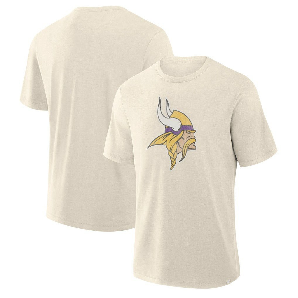 Minnesota Vikings Slub T-Shirt Cream