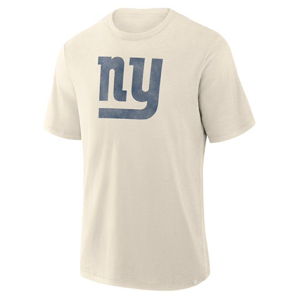 New York Giants Slub T-Shirt Cream