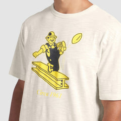 Pittsburgh Steelers Slub T-Shirt Cream