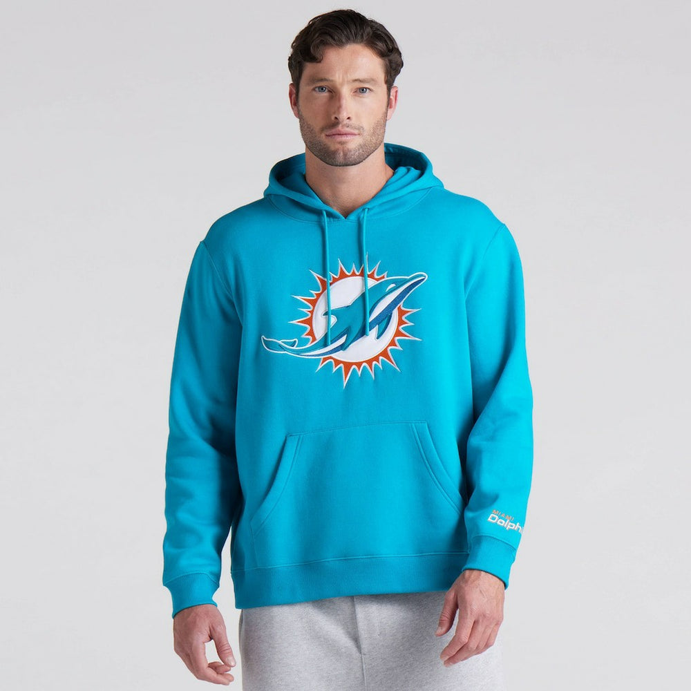 Miami Dolphins Pylon Cam Legacy Pullover Hoodie Aqua
