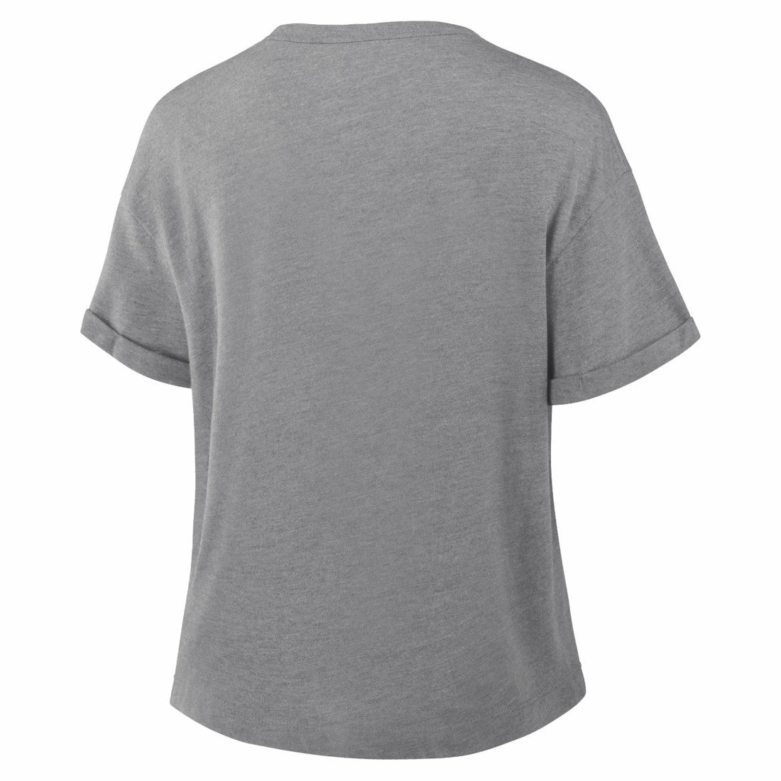 Green Bay Packers Women's Swing Pass Tri-Blend Boxy T-Shirt Heather Gray
