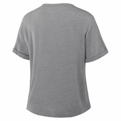 Green Bay Packers Women's Swing Pass Tri-Blend Boxy T-Shirt Heather Gray