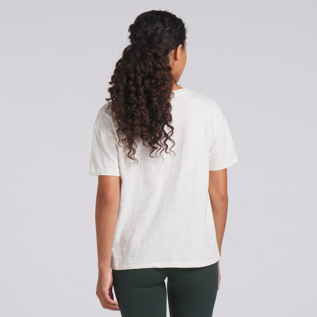 Green Bay Packers Women's Trick Play Slub Boxy T-Shirt Cream