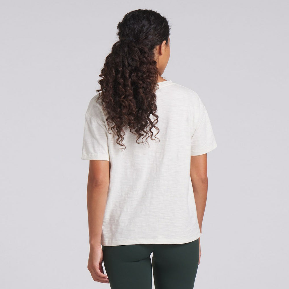 Green Bay Packers Women's Trick Play Slub Boxy T-Shirt Cream