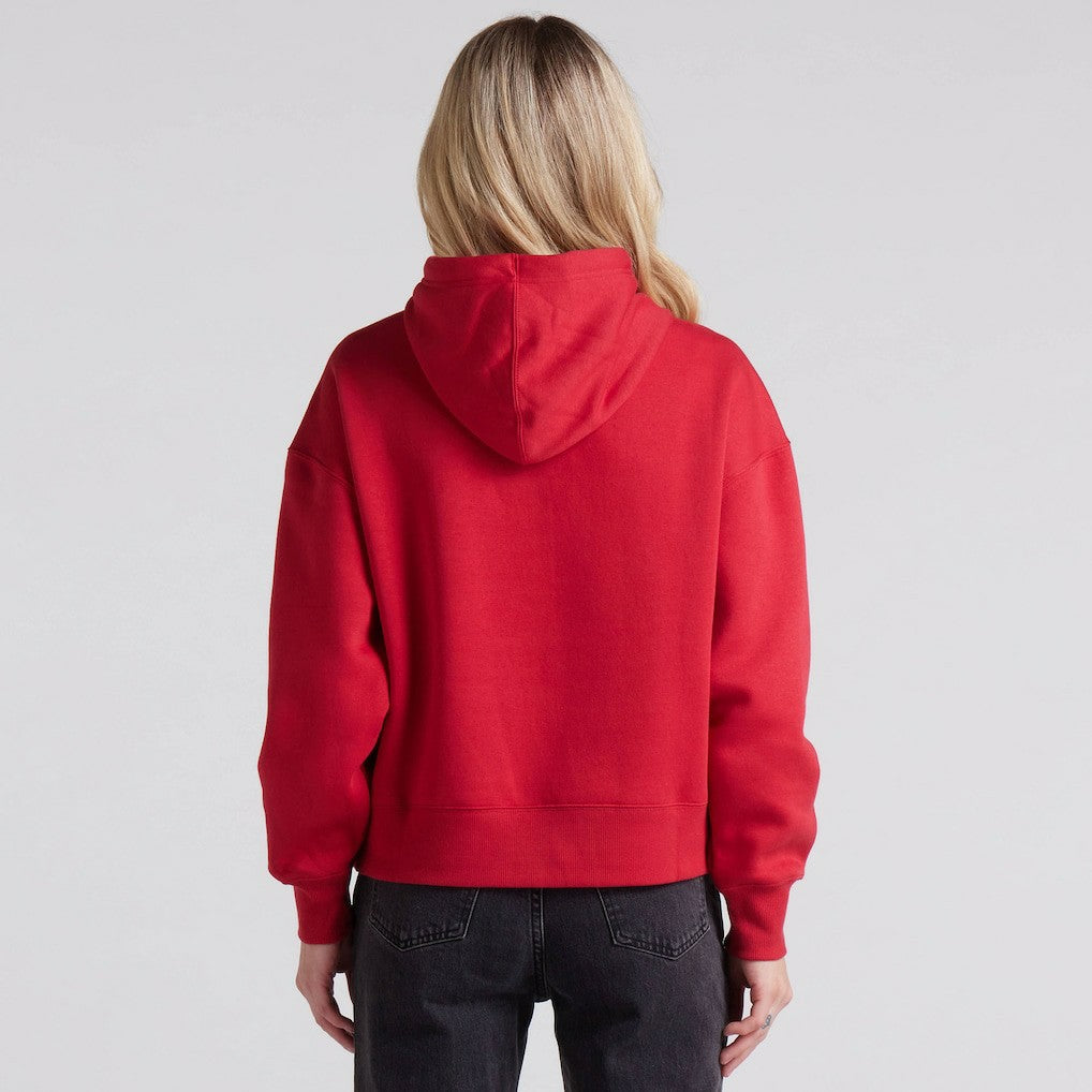 San Francisco 49ers Women's Legacy Fleece Pullover Hoodie Scarlet