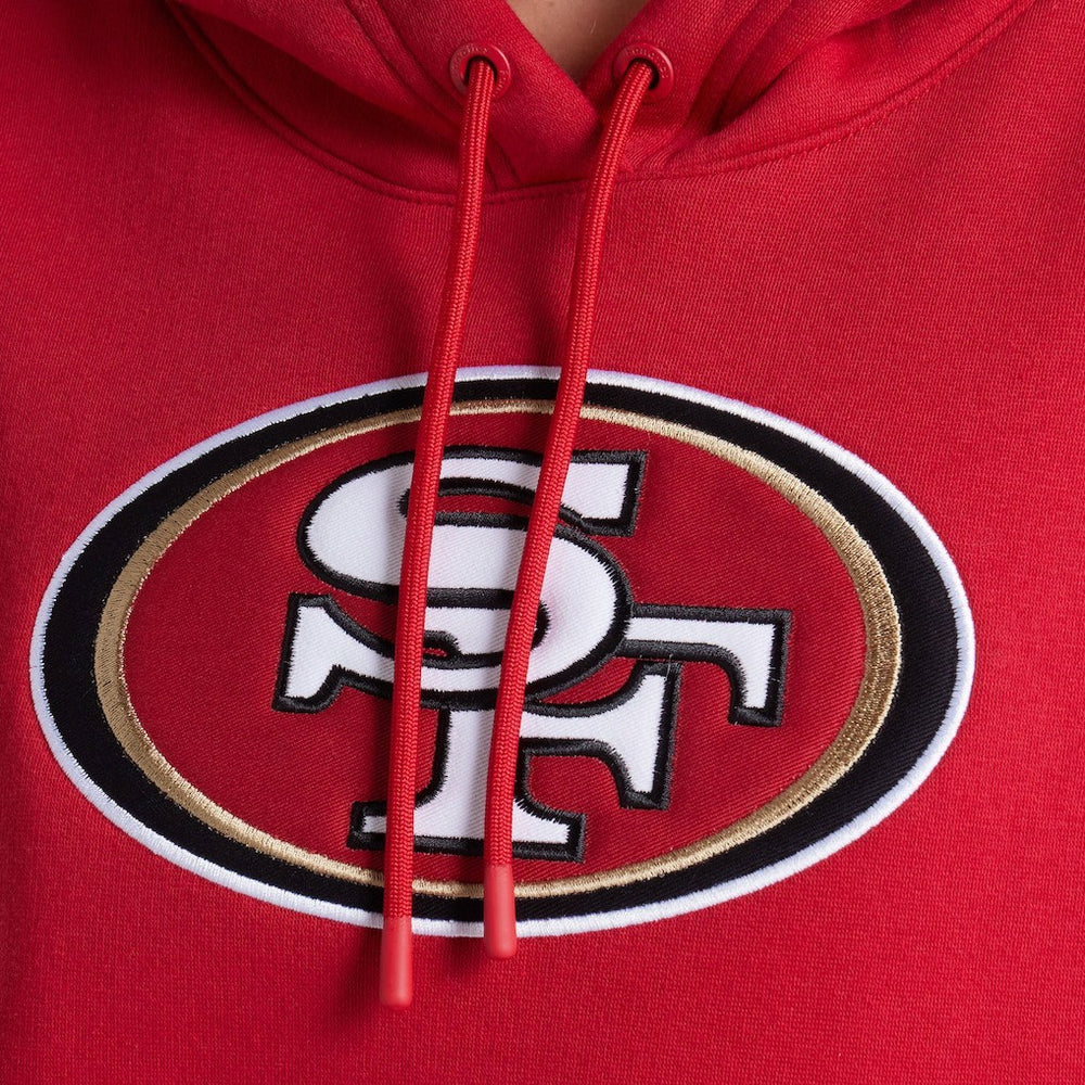San Francisco 49ers Women's Legacy Fleece Pullover Hoodie Scarlet