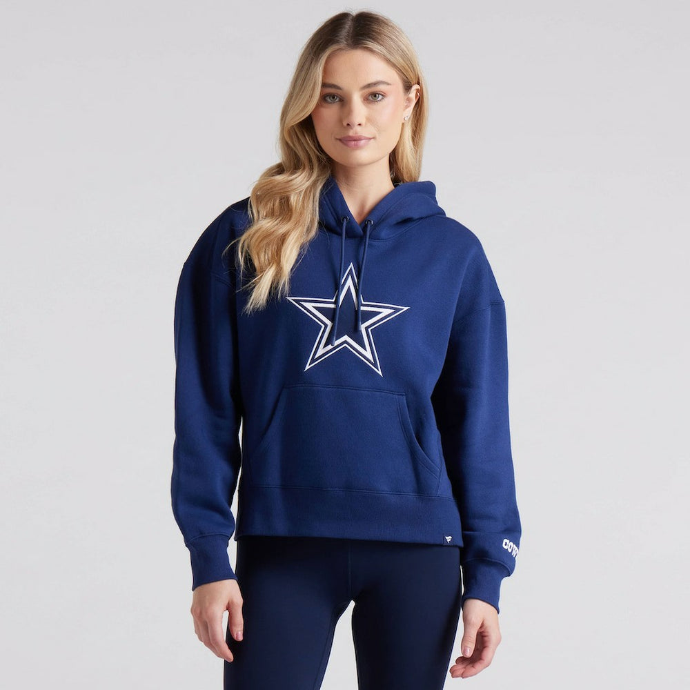 Dallas Cowboys Women's Legacy Fleece Pullover Hoodie Navy