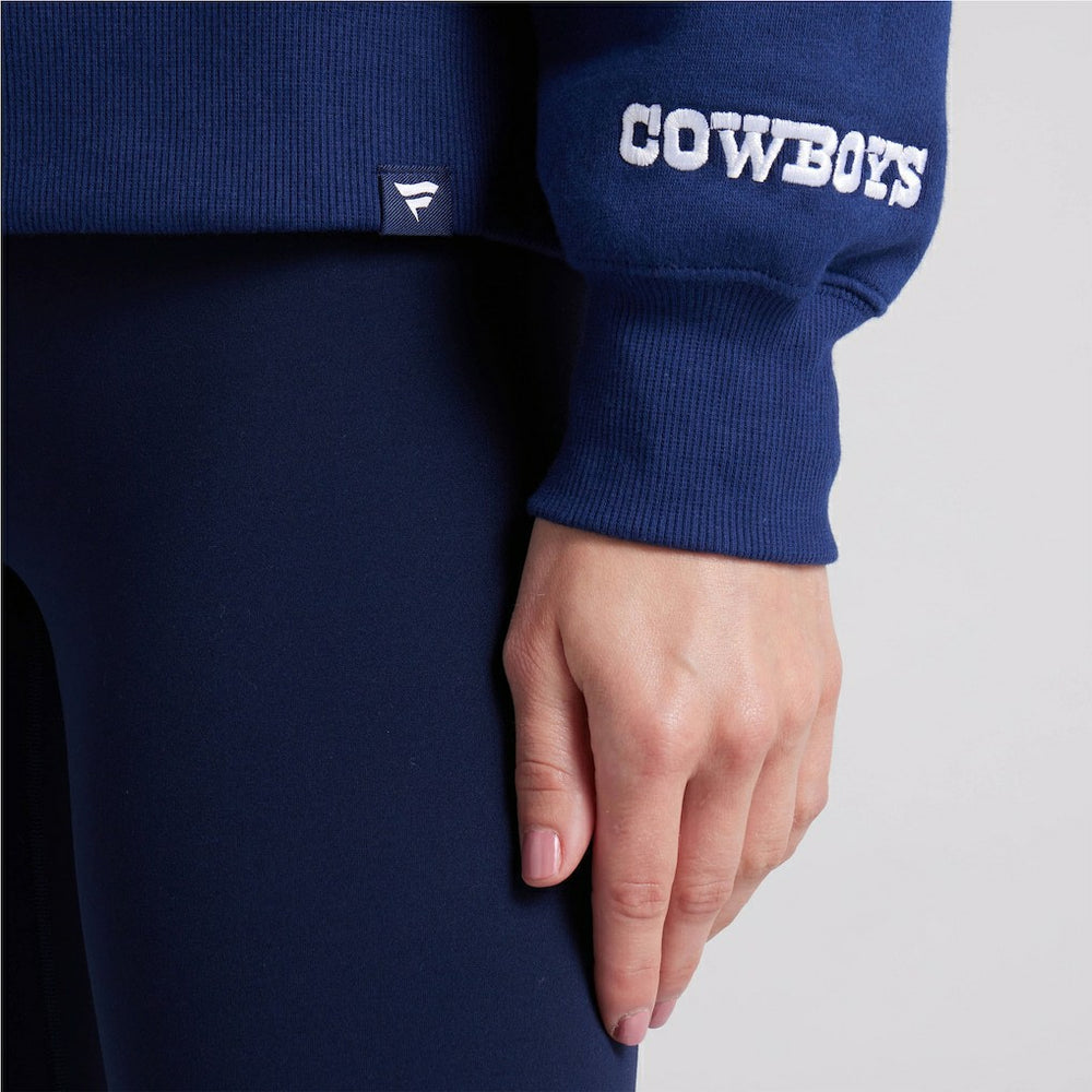 Dallas Cowboys Women's Legacy Fleece Pullover Hoodie Navy