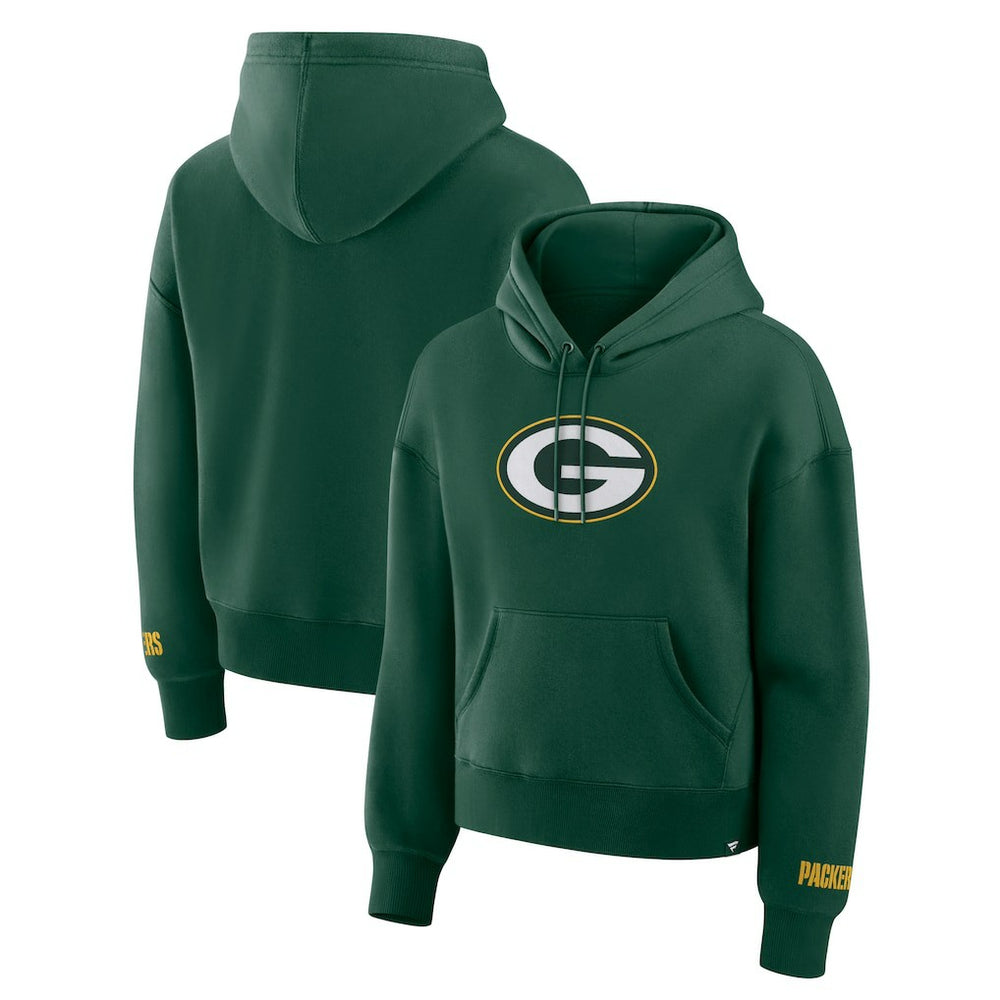 Green Bay Packers Women's Legacy Fleece Pullover Hoodie Green