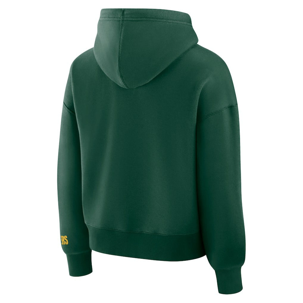 Green Bay Packers Women's Legacy Fleece Pullover Hoodie Green