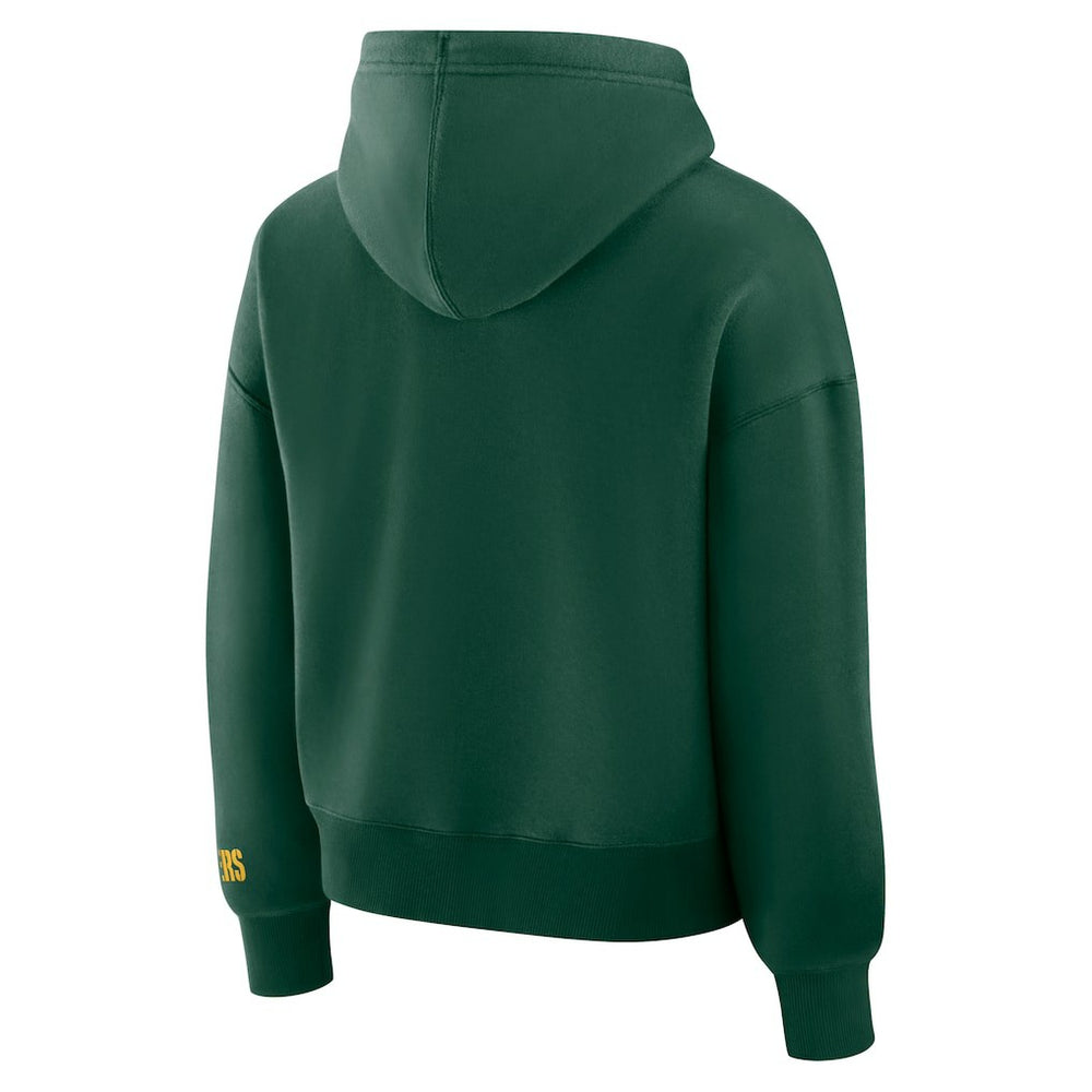 Green Bay Packers Women's Legacy Fleece Pullover Hoodie Green
