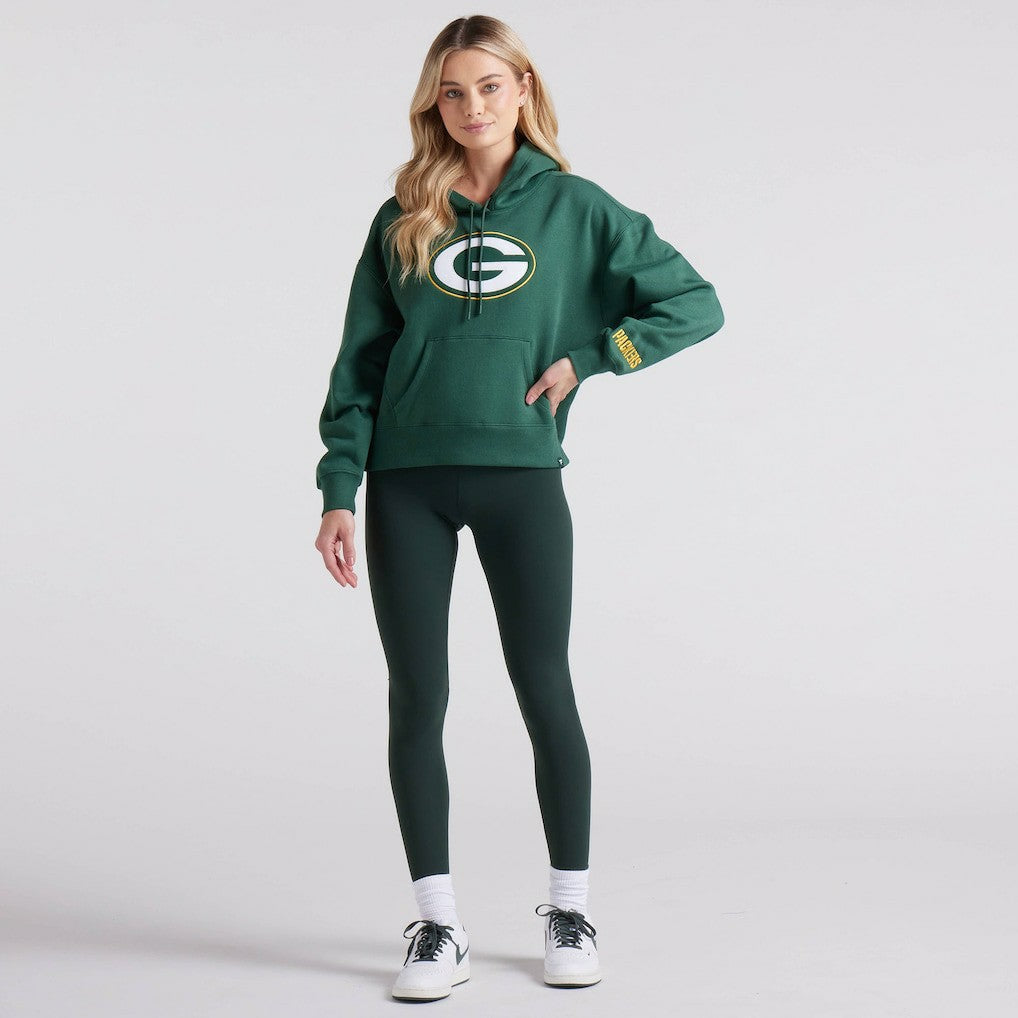 Green Bay Packers Women's Legacy Fleece Pullover Hoodie Green