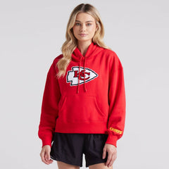 Kansas City Chiefs Women's Legacy Fleece Pullover Hoodie Red