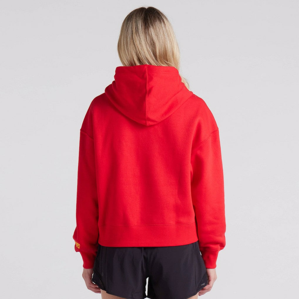 Kansas City Chiefs Women's Legacy Fleece Pullover Hoodie Red