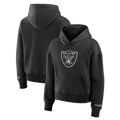 Las Vegas Raiders Women's Legacy Fleece Pullover Hoodie Black