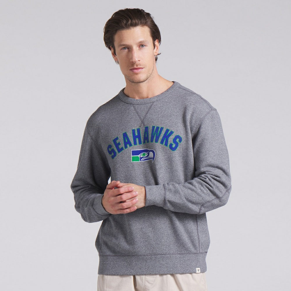 Seattle Seahawks Loop Terry Pullover Sweatshirt Heather Gray