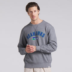 Seattle Seahawks Loop Terry Pullover Sweatshirt Heather Gray