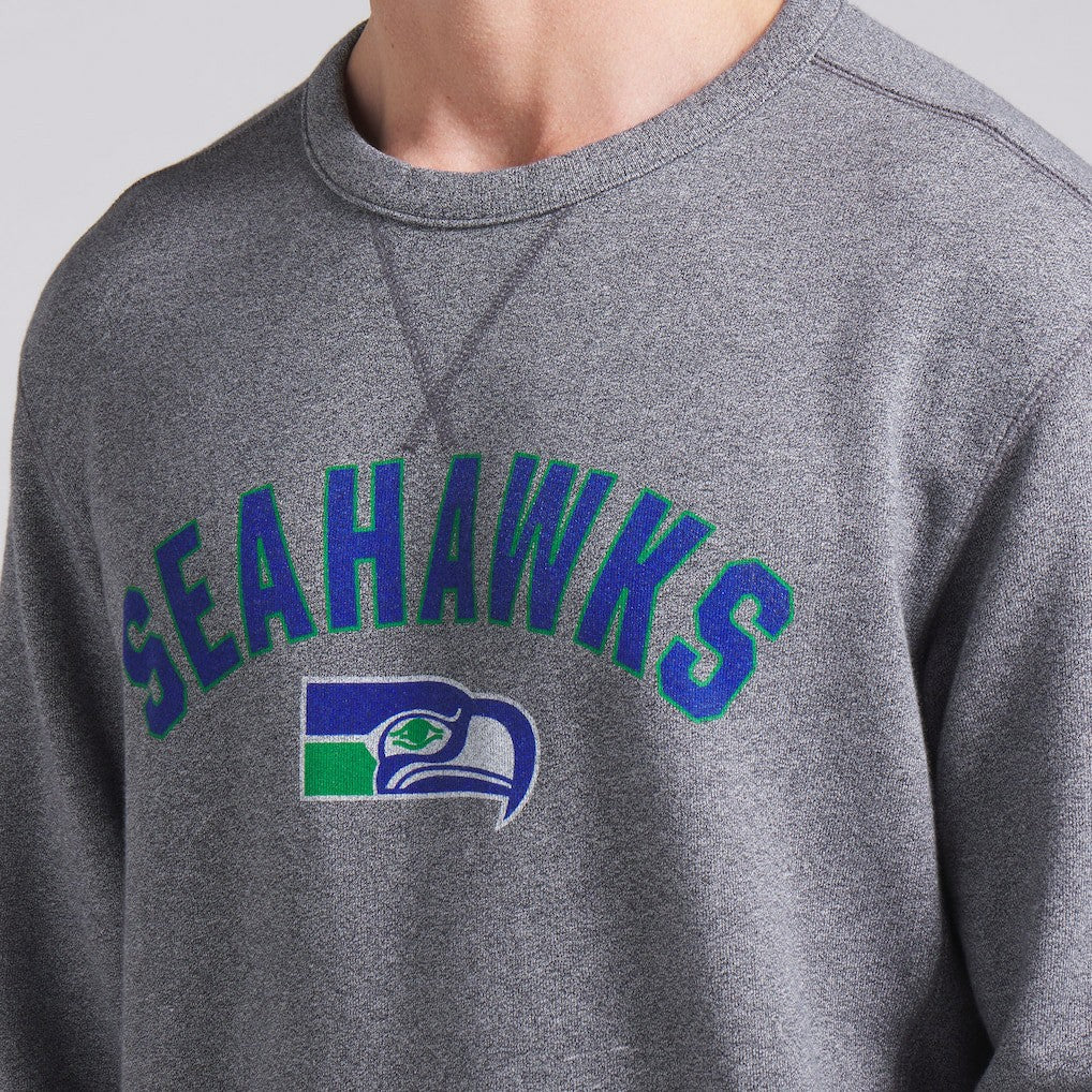 Seattle Seahawks Loop Terry Pullover Sweatshirt Heather Gray