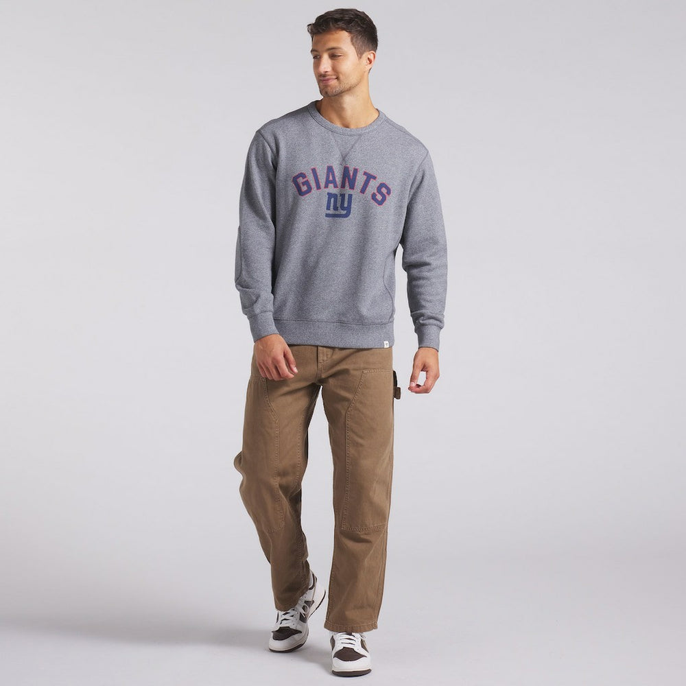 New York Giants Loop Terry Pullover Sweatshirt Heather Gray