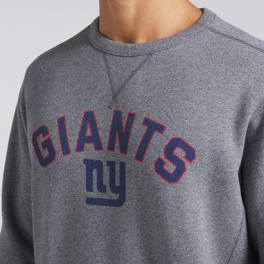 New York Giants Loop Terry Pullover Sweatshirt Heather Gray