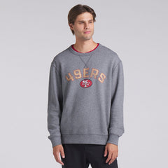 San Francisco 49ers Loop Terry Pullover Sweatshirt Heather Gray