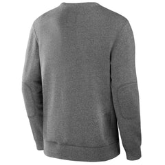 Pittsburgh Steelers Loop Terry Pullover Sweatshirt Heather Gray