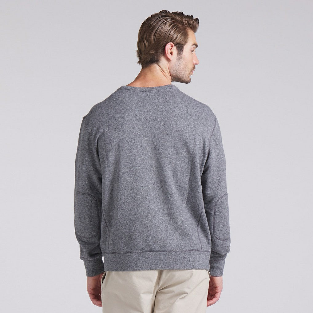 Miami Dolphins Loop Terry Pullover Sweatshirt Heather Gray