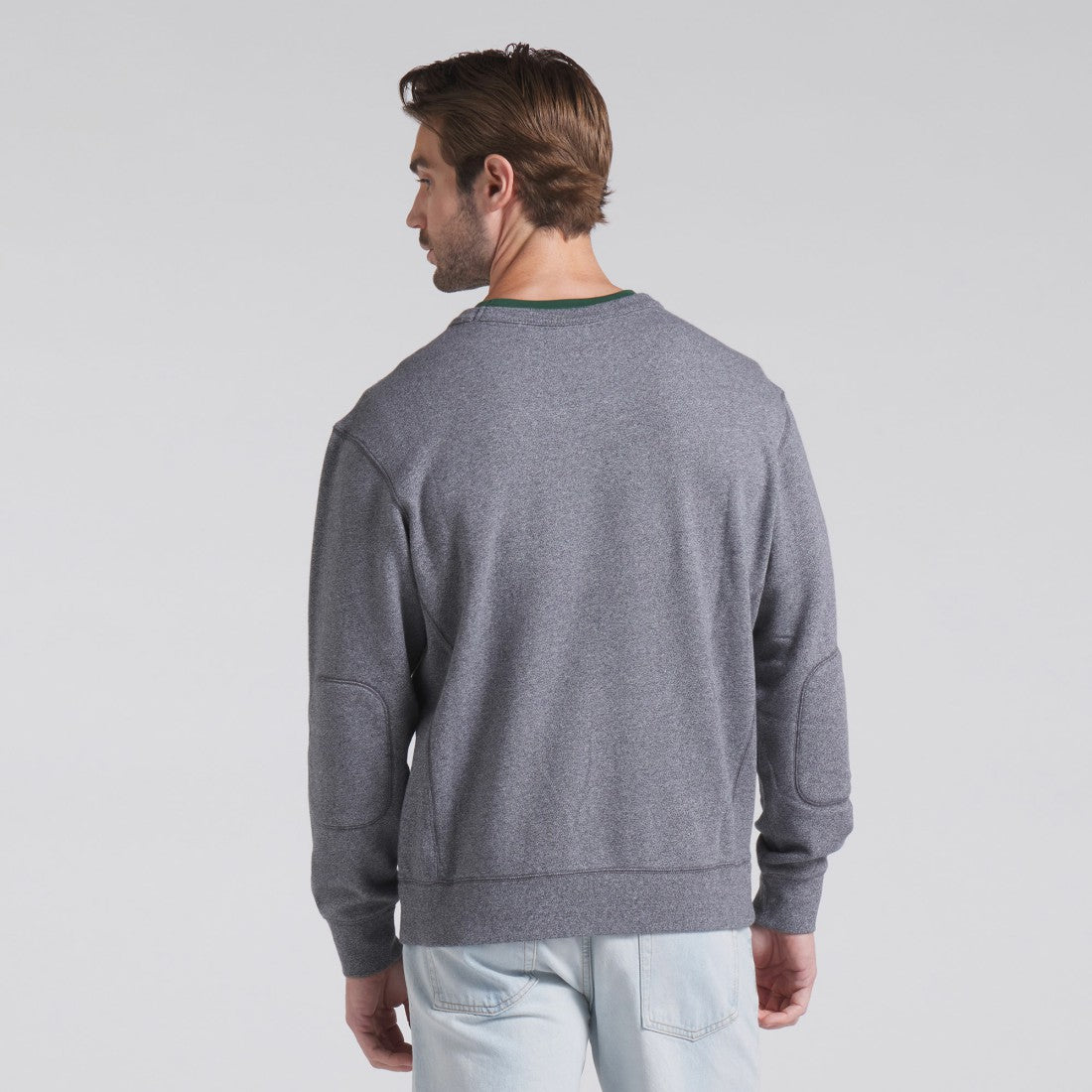 New York Jets Loop Terry Pullover Sweatshirt Heather Gray