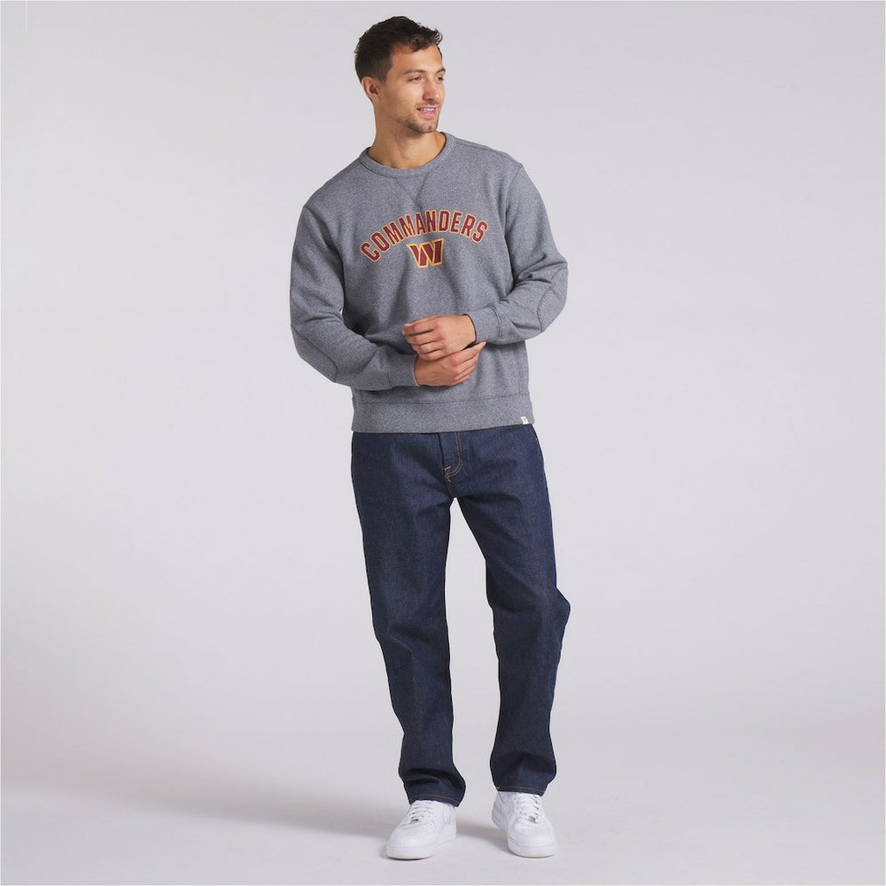 Washington Commanders Loop Terry Pullover Sweatshirt Heather Gray
