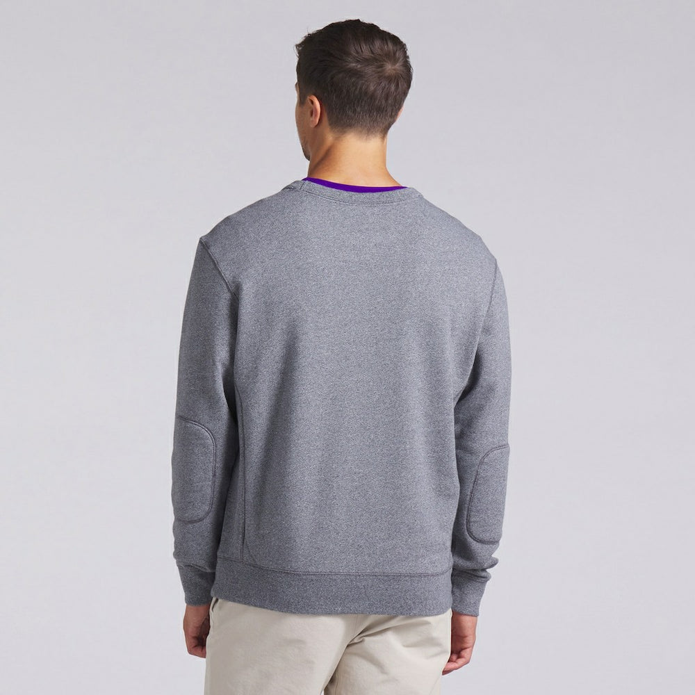 Minnesota Vikings Loop Terry Pullover Sweatshirt Heather Gray