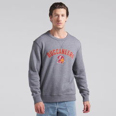 Tampa Bay Buccaneers Loop Terry Pullover Sweatshirt Heather Gray