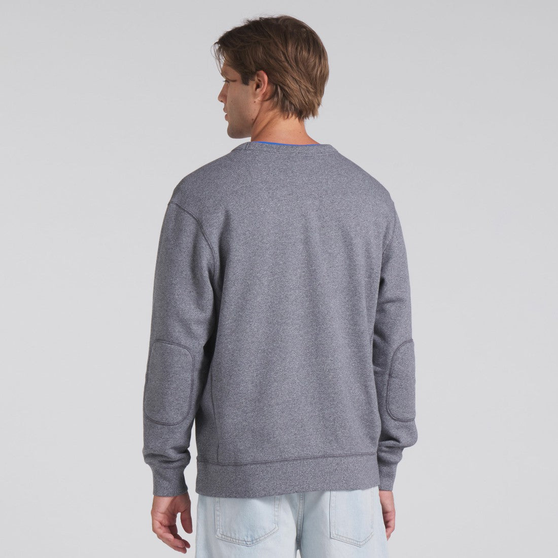 Detroit Lions Loop Terry Pullover Sweatshirt Heather Gray
