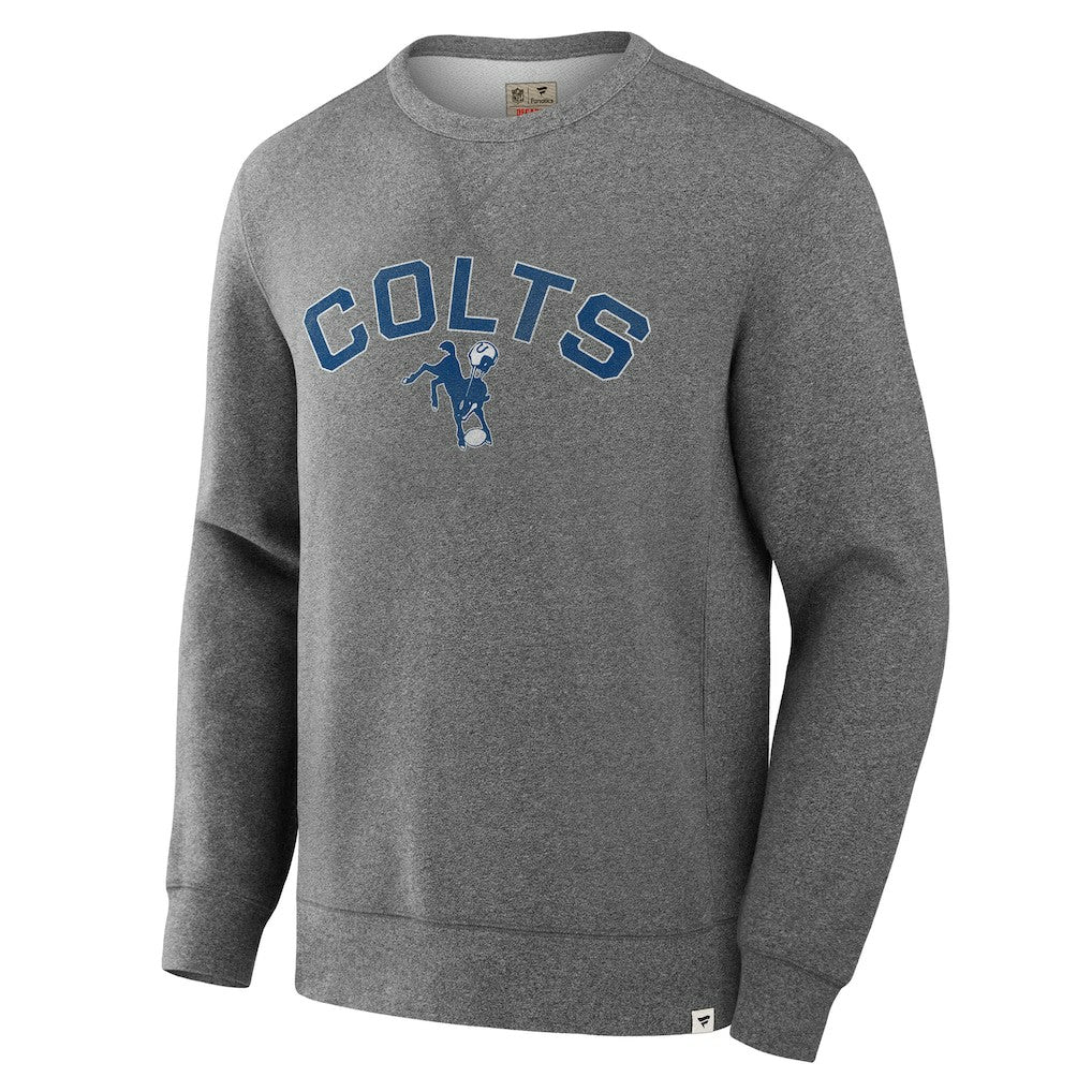 Indianapolis Colts Loop Terry Pullover Sweatshirt Heather Gray